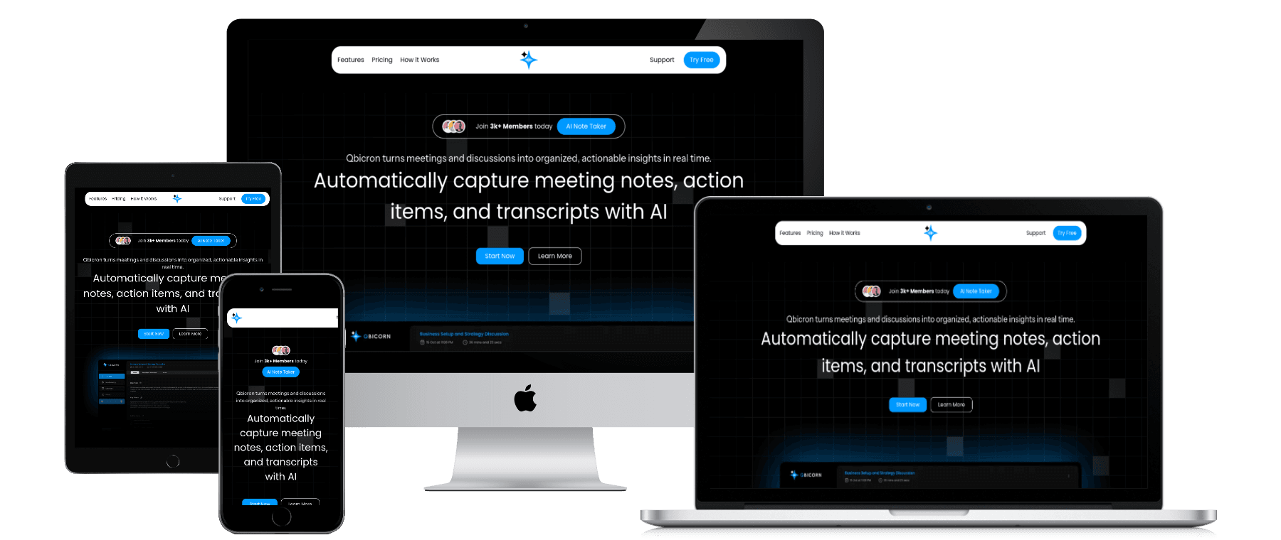 Qbicron – AI-Powered Meeting Insights