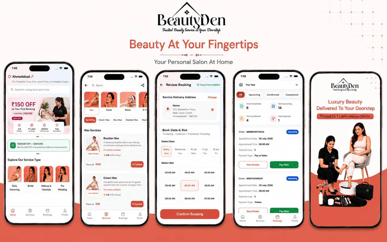 Beauty Den - Mobile App